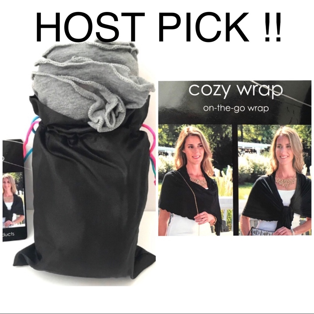 🎉HP🎉💕New Compact/Travel Cozy Wrap - Gray